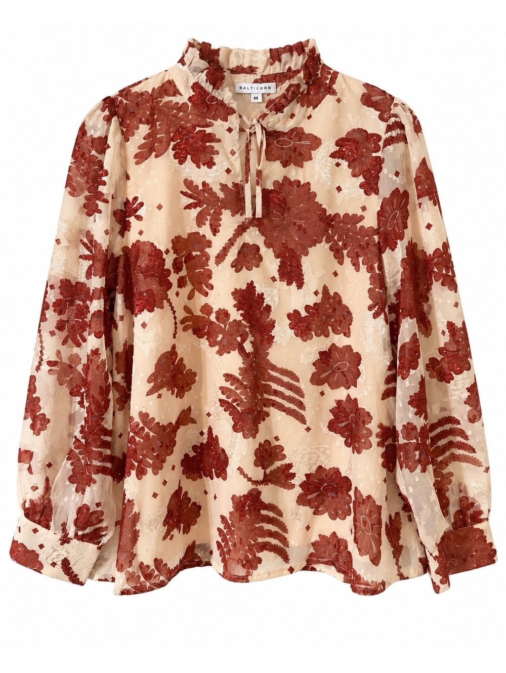 Baltic Born Women's Floral Print Blouse Medium